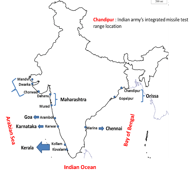 Oceans and Seas in India
